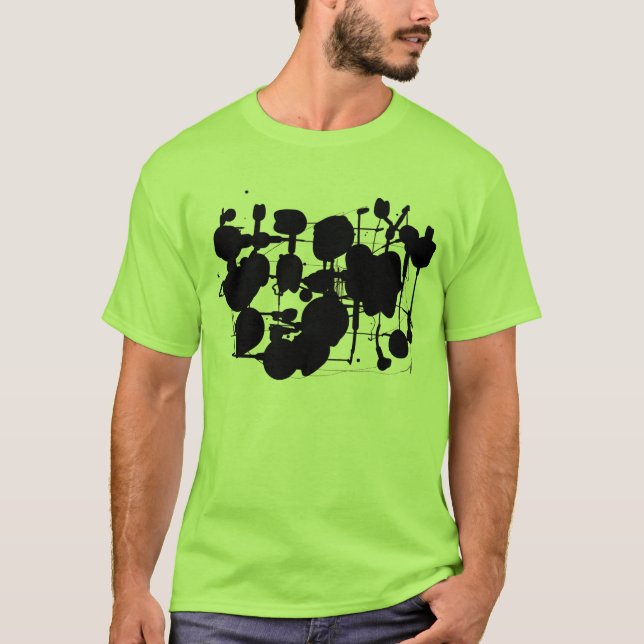 Camiseta Expressionista de abstrato - Personalizado (Frente)