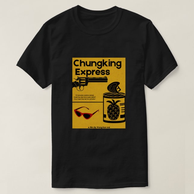 Camiseta Expresso Chungking - Design clássico minimalista (Frente do Design)