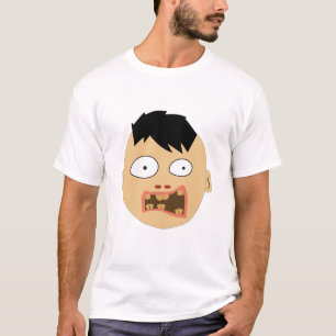 Camiseta Expressões de rosto Zombie