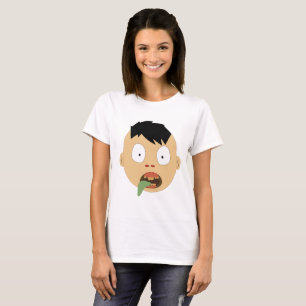 Camiseta Expressões de rosto Zombie