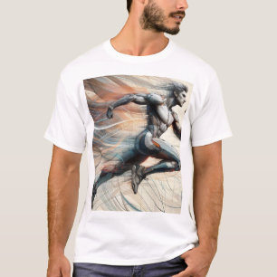 Camiseta Expressões Dinâmicas: Um estudo em movimento"