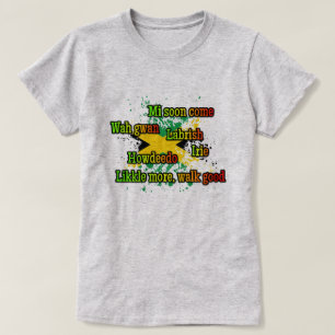 Camiseta Expressões jamaicanas