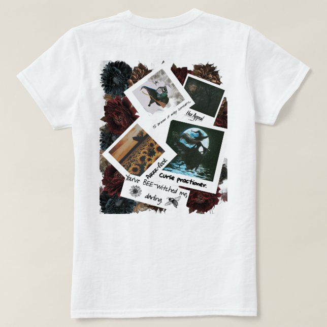 Camiseta Expressões Realistas "Feiticeiro de BEE" (Verso do Design)