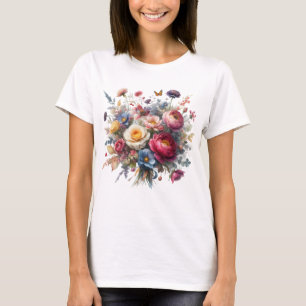 Camiseta Êxtase Botânico Floral