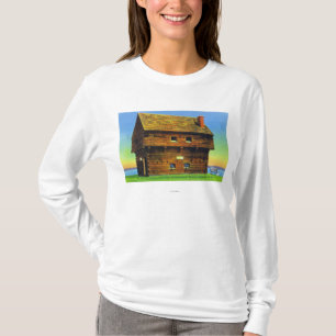 Camiseta Exterior velho do Blockhouse do campo de batalha