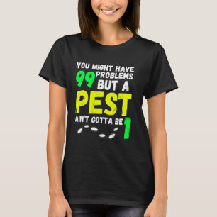 Camiseta Exterminador de controle de pragas engraçado, exte