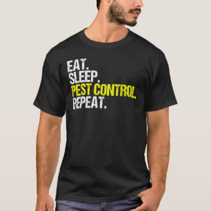 Camiseta Exterminador de Repetição de Controle de Coleta de