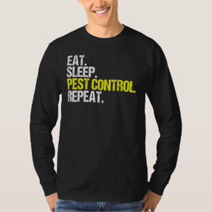 Camiseta Exterminador de Repetição de Controle de Coleta de
