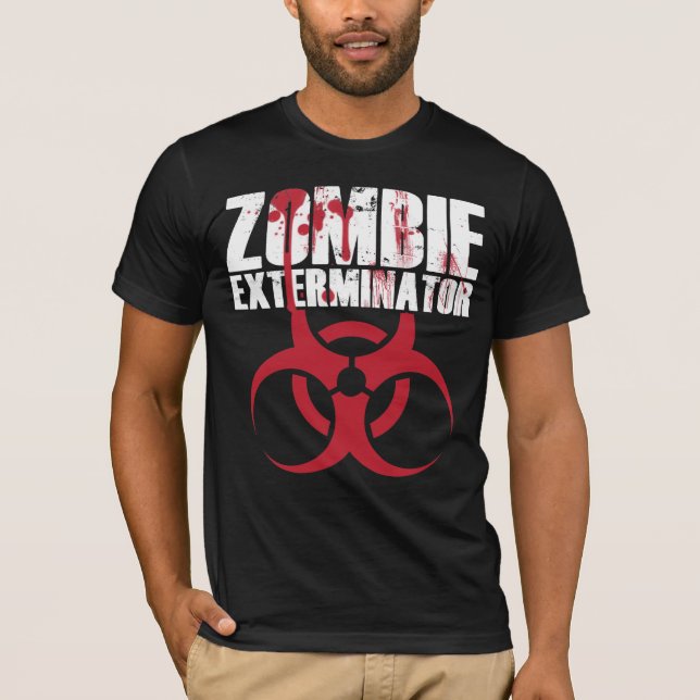 Camiseta Exterminator do zombi (Frente)