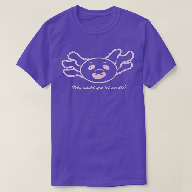 Camiseta Extinção Axolotl (Frente do Design)