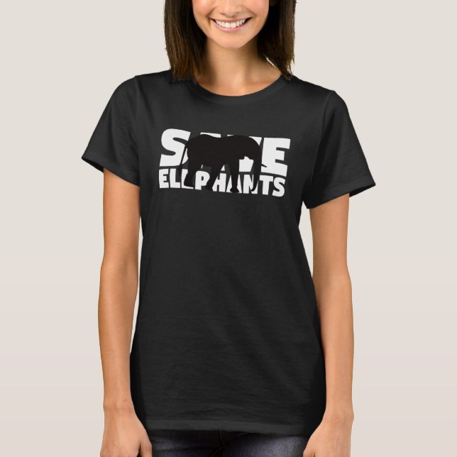 Camiseta Extinction Endangered Animal Activist  Save Elepha (Frente)