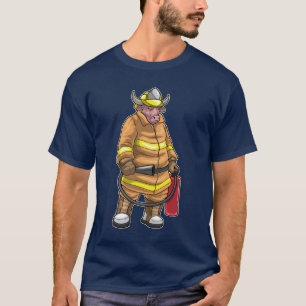 Camiseta Extintor de incêndio de combate a incêndio