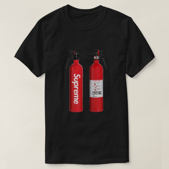 Camiseta Extintores de incêndio essenciais (Frente do Design)