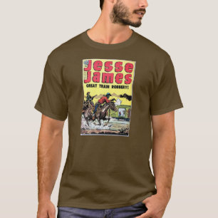 Camiseta Extorsão do trem de Jesse James