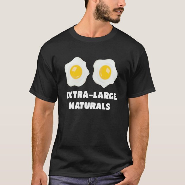 Camiseta Extra Large Natural Eggs (Frente)