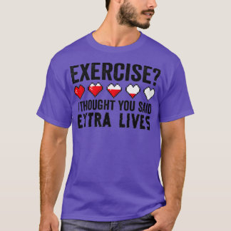 Camiseta Extra Lives Funny Video Game Controller Retro Boy