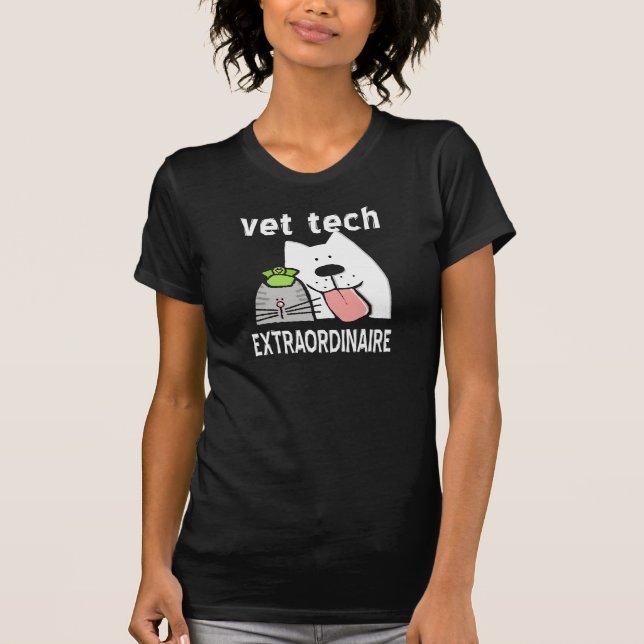 Camiseta Extraordinário de tecnologia Vet (Frente)