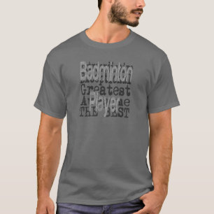 Camiseta Extraordinário do Jogador de Badminton
