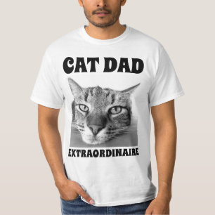 CAMISETA EXTRAORDINÁRIO DO PAI CAT MENS T-SHIRTS E GARANTIA