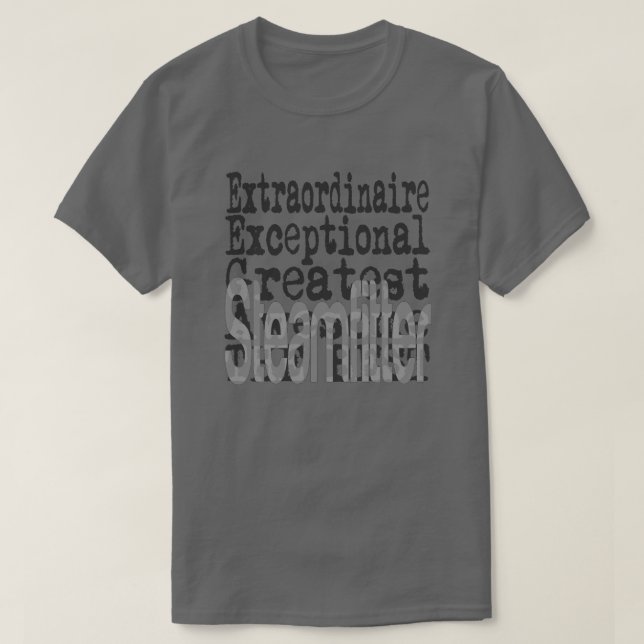 Camiseta Extraordinário Steamfitter (Frente do Design)