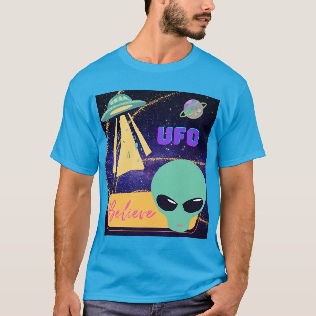 Camiseta Extraterrestre acreditam (Frente)