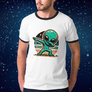 Camiseta Extraterrestre Alien Divertido Dabbing
