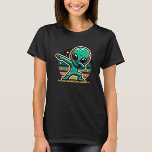 Camiseta Extraterrestre Alienígena Engraçado Dabbing