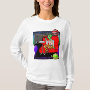 Camiseta Extraterrestre Retro dos Anos 70 na Discoteca