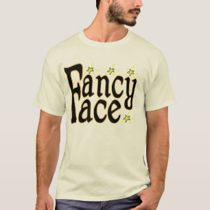 Camiseta extravagante da cara