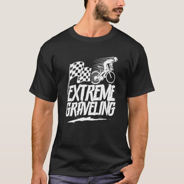 Camiseta Extreme Graveling Gravel Bike Rider Biker (Frente)
