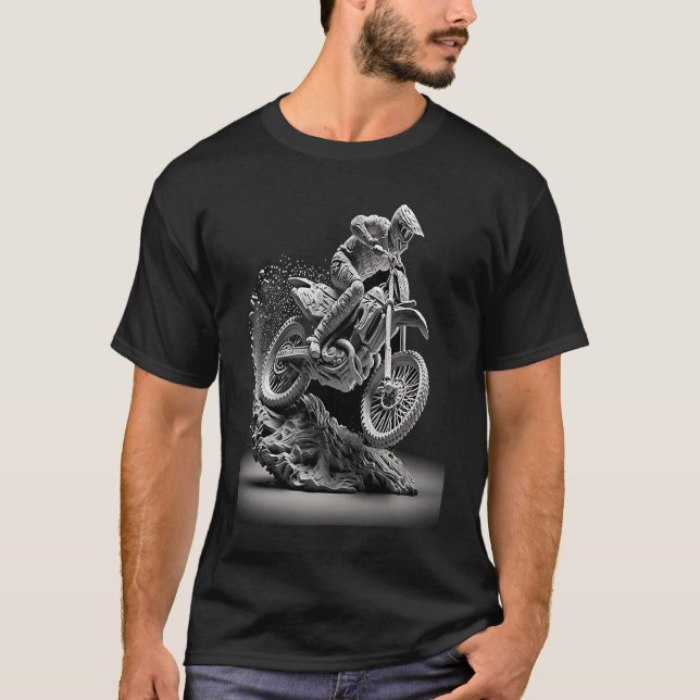 Camiseta Extreme Sports Fans Extreme Sports Motocross Bike  (Frente)