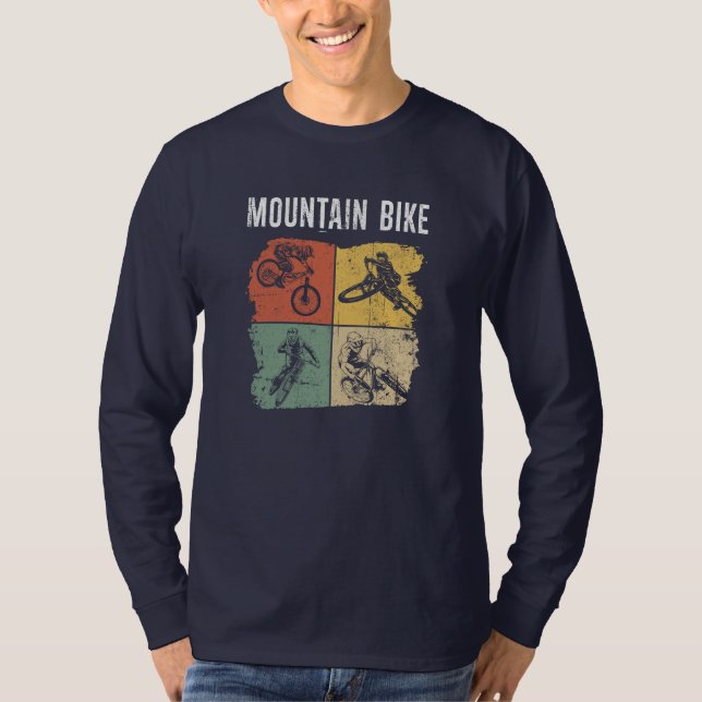 Camiseta Extremo de bicicleta de montanha (Frente)