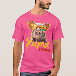 Camiseta Exuma Bahamas Nadando Porcos Caribe Praia Trips S