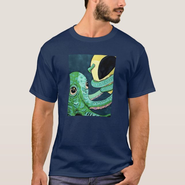 Camiseta Eye To eye - Octopus and Alien (Frente)