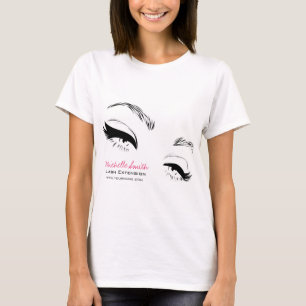 Camiseta Eyelashes brava Artista Permanente Maquiagem Olhos