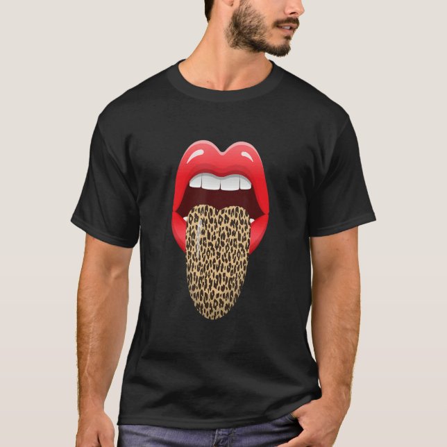 Camiseta Eyelashes Lábios e língua Mulheres beijam roupas L (Frente)