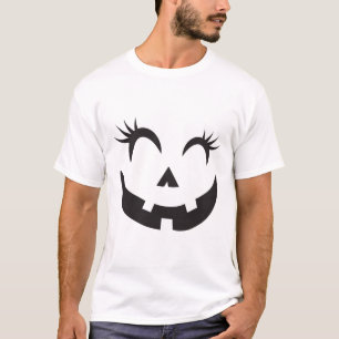 Camiseta Eyelashes - Traje de Halloween - Traje de Abóbora