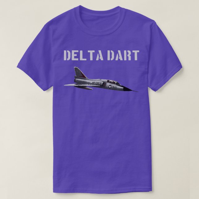 Camiseta F106 DELTA DART T Jet Fighter Plane Gift 1 (Frente do Design)