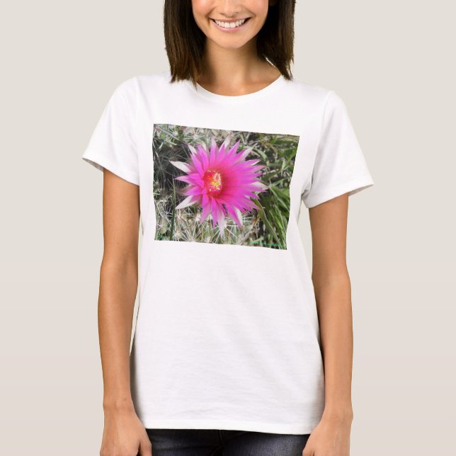 Camiseta F12 Flor de Cactus "Escobaria vivipara" (Frente)