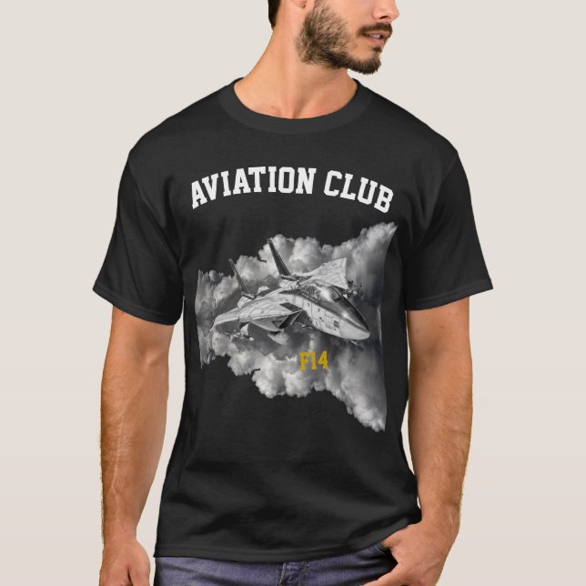 Camiseta F14 Piloto do Tomcat Aviation Club (Frente)