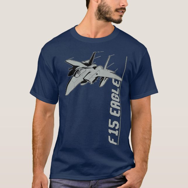 Camiseta F15 Combatentes De Jato De Águia (Frente)