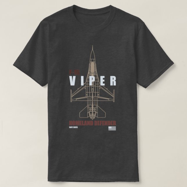Camiseta F16 Viper 2  (Frente do Design)