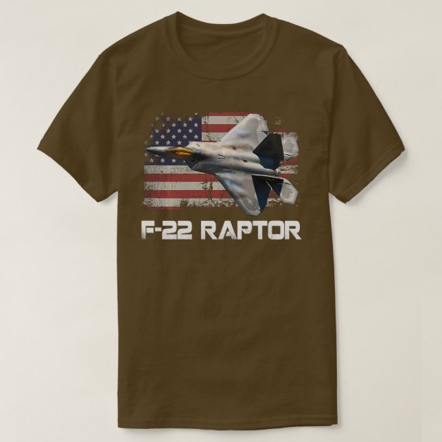 Camiseta F22 Jato de Raptor F22 de Combatente Legal do Rapt (Frente do Design)