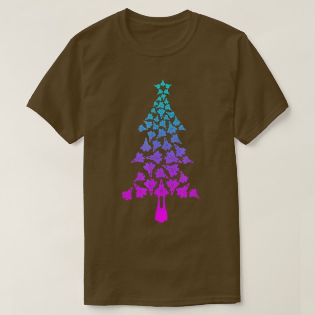 Camiseta F22 Natal Free Fighter Jets F22 Christma Raptor (Frente do Design)