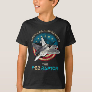 Camiseta F22 Raptor Americano de Cargueiro Patriótico Jet 4