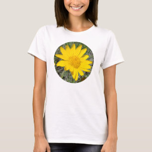 Camiseta F34wmb Flor Amarela Selvagem Sneezeweed