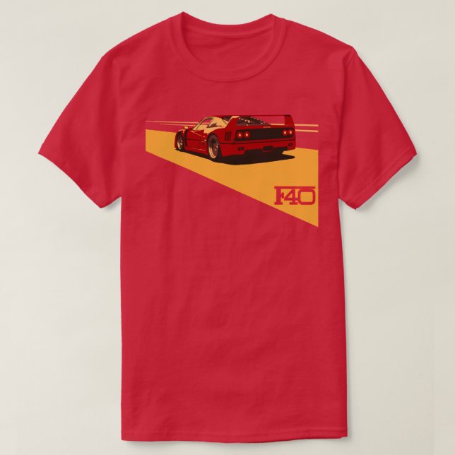 Camiseta f40 (Frente do Design)