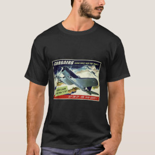 Camiseta F4u Corsair Us Warplane Guerra Propaganda Ww2 Post