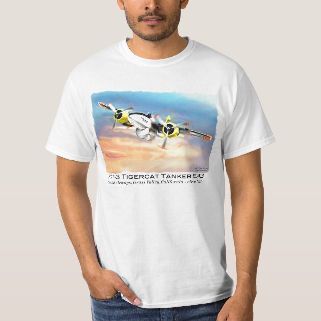 Camiseta F7F-3 Tigercat Airtanker (Frente)