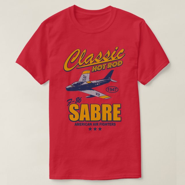 Camiseta F86 Saber (Frente do Design)
